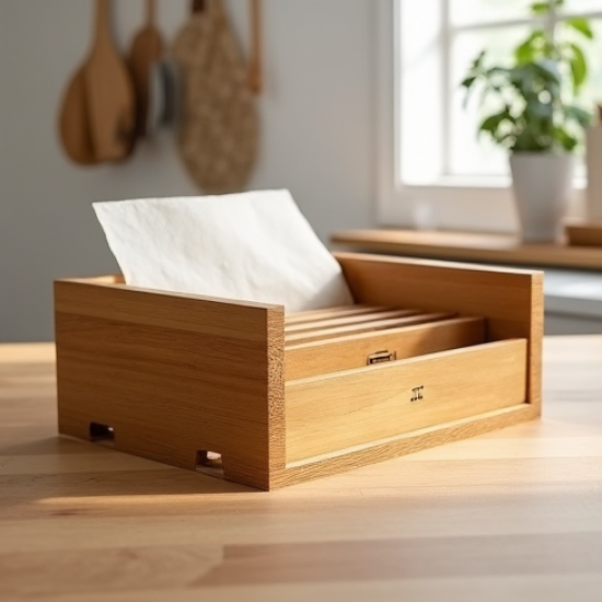 Kitchen Wrap Storage Organizer Rack