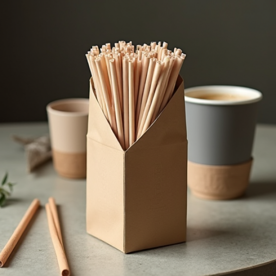 Biodegradable Paper Straws Pack