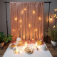 Metallic Tinsel Garland Backdrops