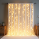 LED Fairy String Curtain Lights Backdrop