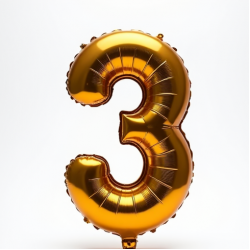 Giant Inflatable Foil Number Balloons Set