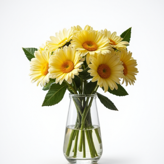 Sunrise Daisy Faux Floral Bouquet