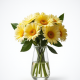 Sunrise Daisy Faux Floral Bouquet