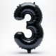 Giant Inflatable Foil Number Balloons Set