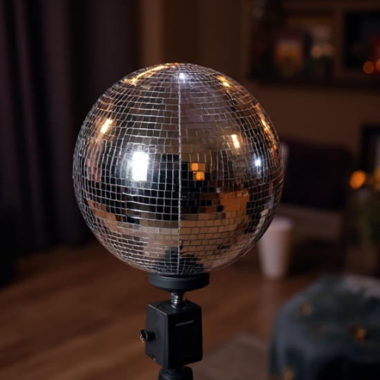 Motorized Rotating Mirror Ball Disco Lighting Kit