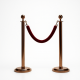 Premium Red Velvet Stanchion Rope Pair