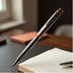 Sleek Metal Executive Fountain Pen