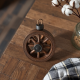 Rustic Wagon Wheel Mini Ornament