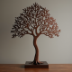 Handcrafted Tree Silhouette Accent Decor