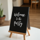 Welcome to the Party Chalkboard Sign