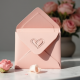 Embossed Heart Theme Gift Envelope