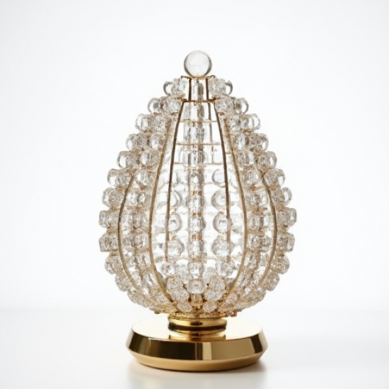 Elegant Crystal Bead Table Centerpiece