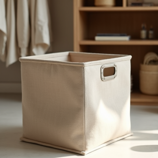 Linen Covered Multipurpose Storage Box