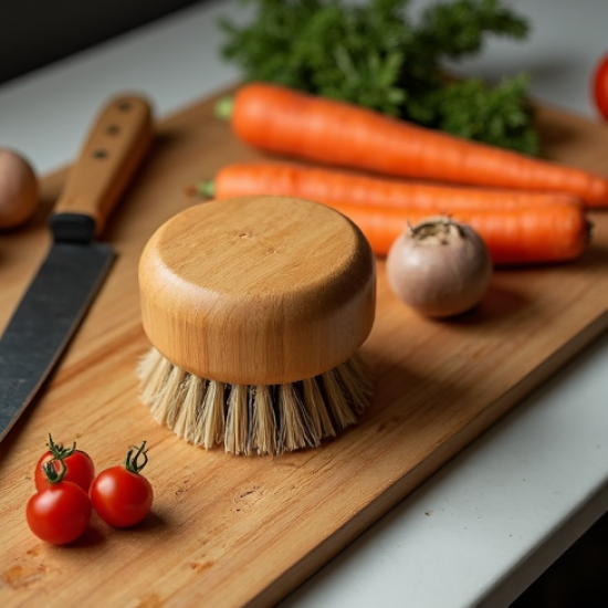 Compact Vegetable Cleaning Brush