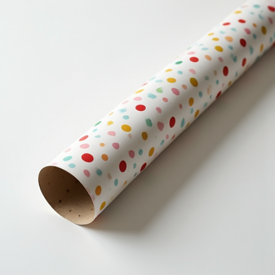 Polka Dot Wrapping Paper Roll