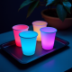Neon Colored Plastic Shot Glasses