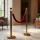 Premium Red Velvet Stanchion Rope Pair