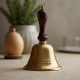 Vintage Styled Brass Celebration Hand Bell