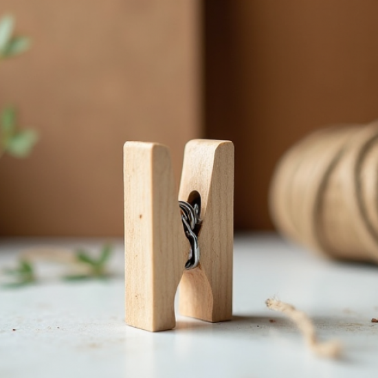 Mini Wooden Peg Craft Accessories