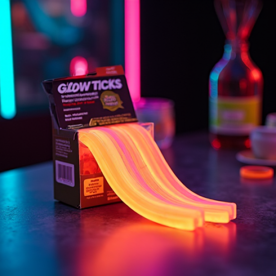 Bright Neon Fluorescent Glow Sticks