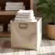 Linen Covered Multipurpose Storage Box
