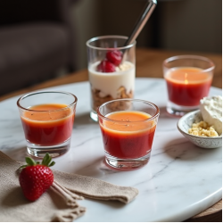 Mini Transparent Plastic Dessert Spoons