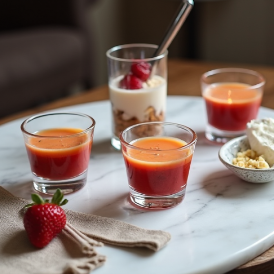 Mini Transparent Plastic Dessert Spoons