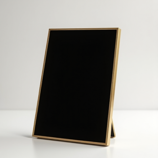 Contemporary Metal Edge Photo Frame