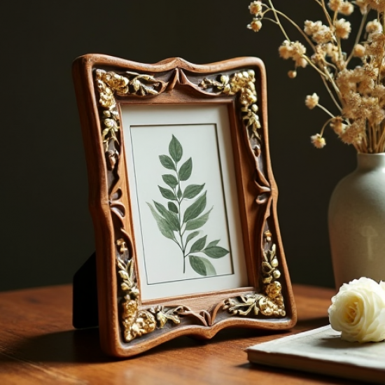 Decorative Vine Border Picture Frame