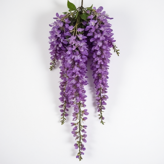 Purple Wisteria Hanging Floral Vine