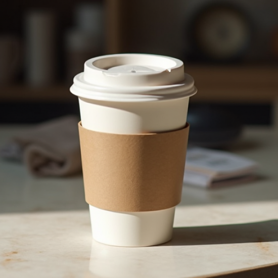 Thick Insulated Paper Coffee Cups Lids