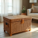 Decorative Wicker Style Storage Box
