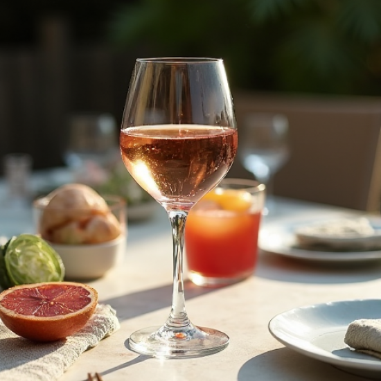 Clear Plastic Stemless Wine Goblets