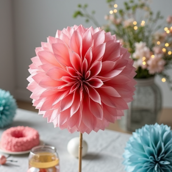 Tissue Paper Pom Poms Decoration Kit