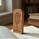 Laser Cut Wooden Bookmark