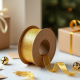 Glitter Ribbon Spool Gold