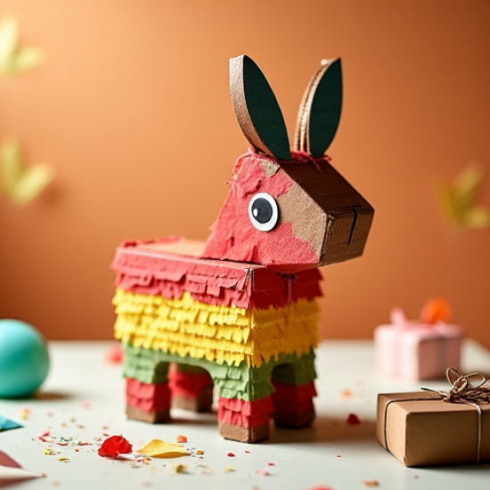 Empty Donkey Fiesta Piñata Box