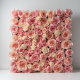 Large Artificial Rose Wall Backdrop Panel