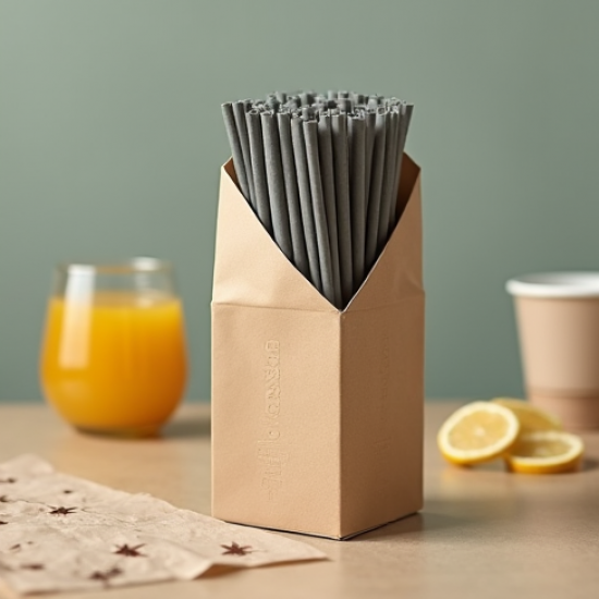 Biodegradable Paper Straws Pack