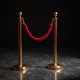 Premium Red Velvet Stanchion Rope Pair