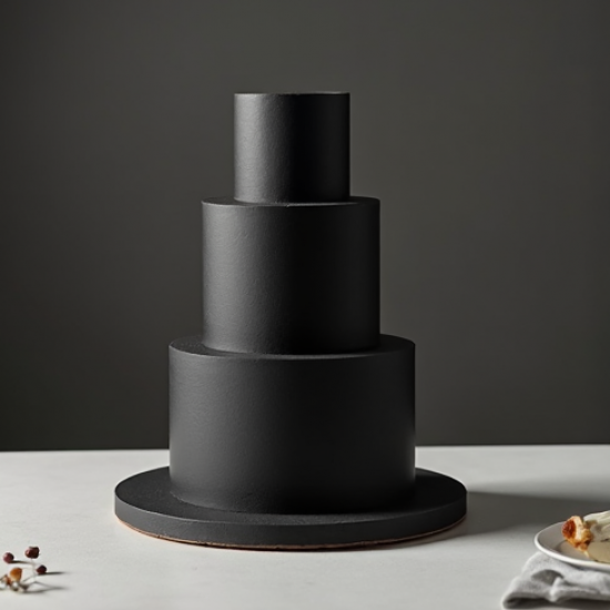 Three-Tier Cardboard Cake Display Stand