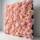 Large Artificial Rose Wall Backdrop Panel