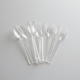 Mini Transparent Plastic Dessert Spoons
