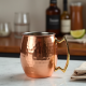 Hammered Copper Plated Party Mule Mugs