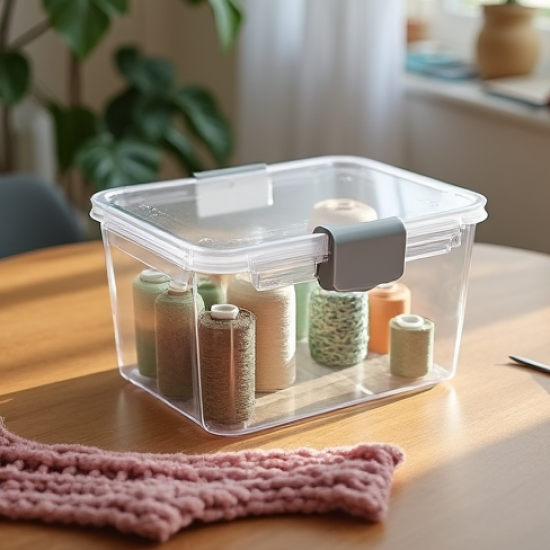Portable Handle Craft Storage Container