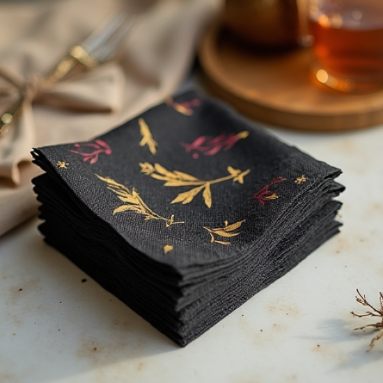 Disposable Printed Cocktail Napkins