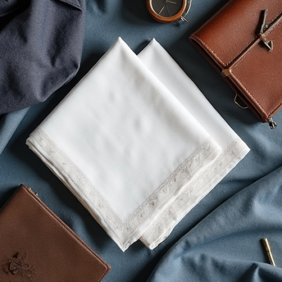 Embroidered Cotton Handkerchief Set