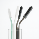 Reusable Silicone Straws Cleaning Brush Set