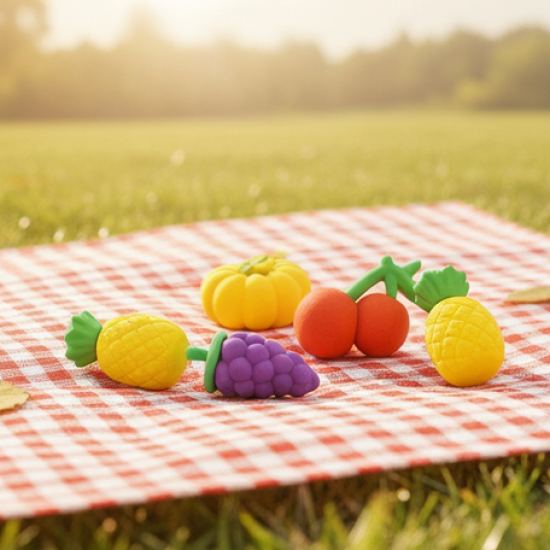 3D Mix Design Fancy & Stylish Colorful Erasers – Cute Novelty Eraser Set for Kids & School Prize (1 Set)