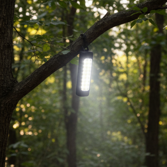 3 Modes Outdoor Indoor Hanging Solar Light  Small 18LED & 1 Big LED